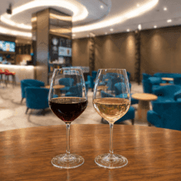 Complimentary Glass of Wine