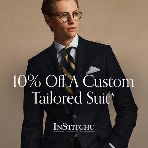 10% Off a Custom Tailored Suit