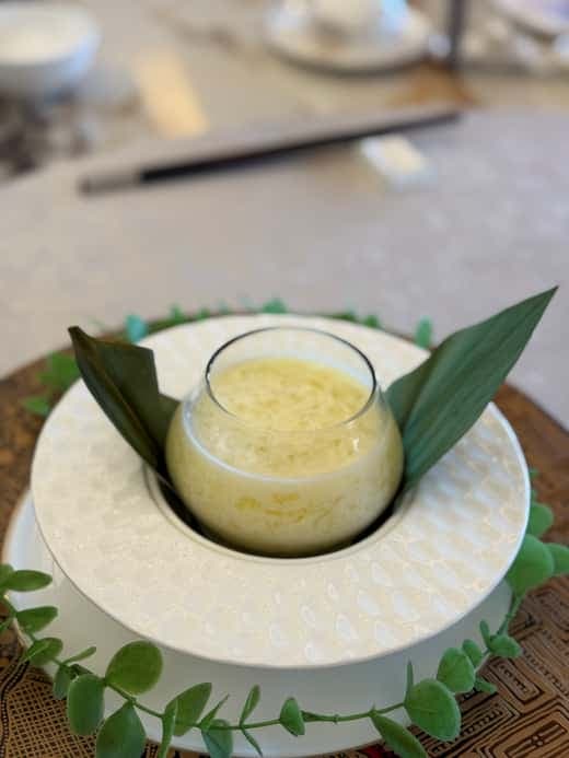 Complimentary Chilled Coconut