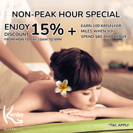 15% Off Services (Non-Peak Hours)