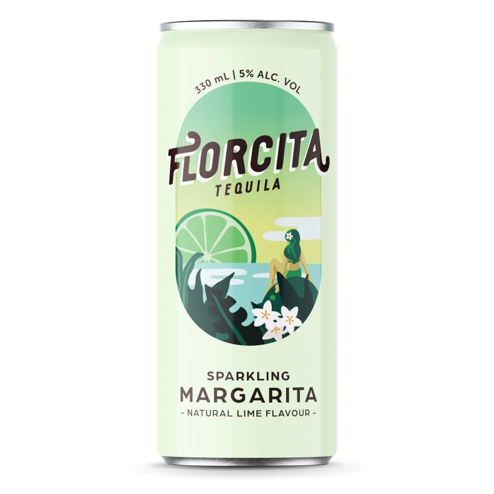 Florcita Sparkling Lime Margarita (24 x 330mL)